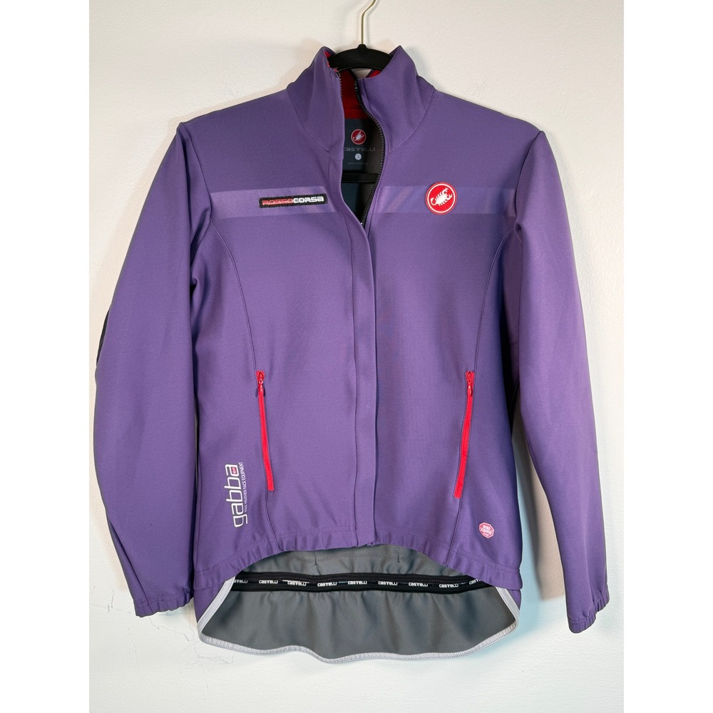Castelli GABBA Women's Cycling Jacket L WATERPROOF SOFT BREATHABLE BIKE Like New